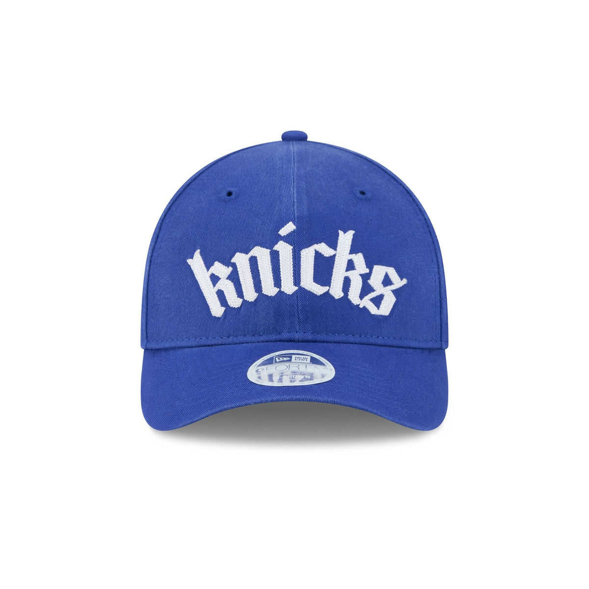 New York Knicks Gothic Font Women's 9FORTY M-Crown Snapback Hat