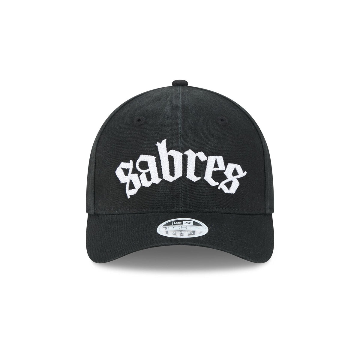 Buffalo Sabres Gothic Font Women's 9FORTY M-Crown Snapback Hat