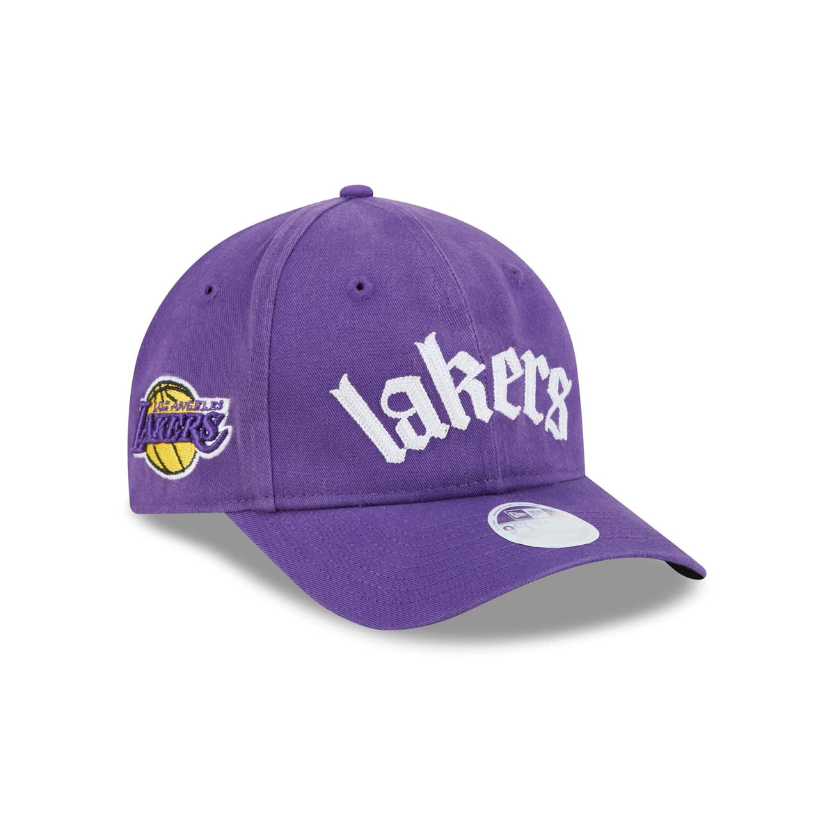 Los Angeles Lakers Gothic Font Women's 9FORTY M-Crown Snapback Hat