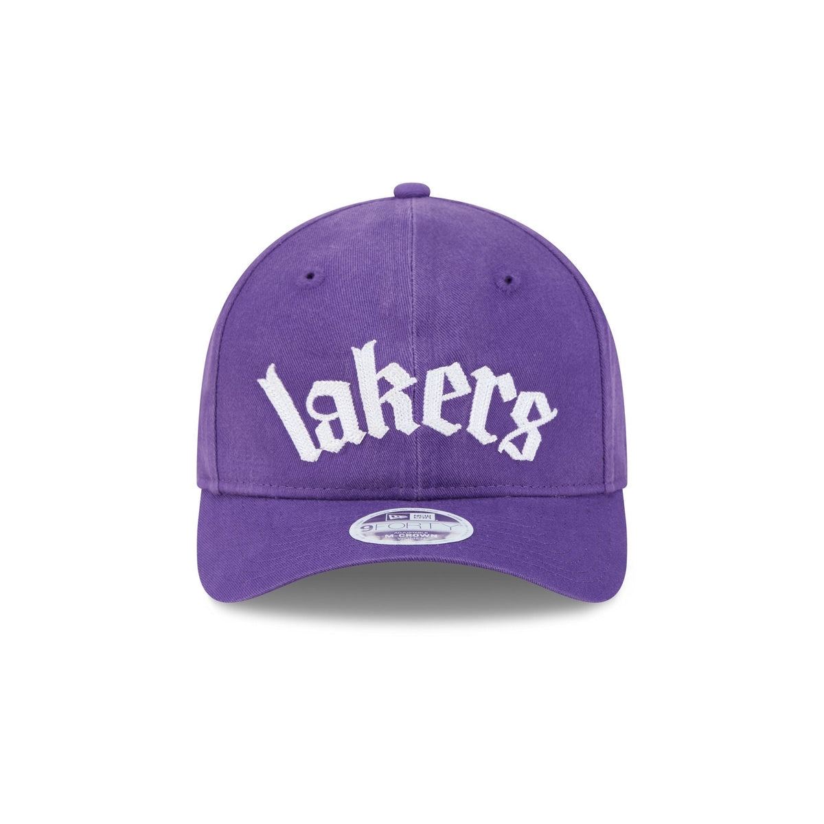 Los Angeles Lakers Gothic Font Women's 9FORTY M-Crown Snapback Hat