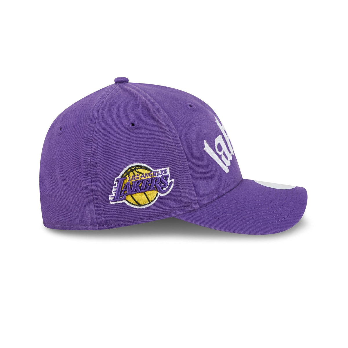 Los Angeles Lakers Gothic Font Women's 9FORTY M-Crown Snapback Hat