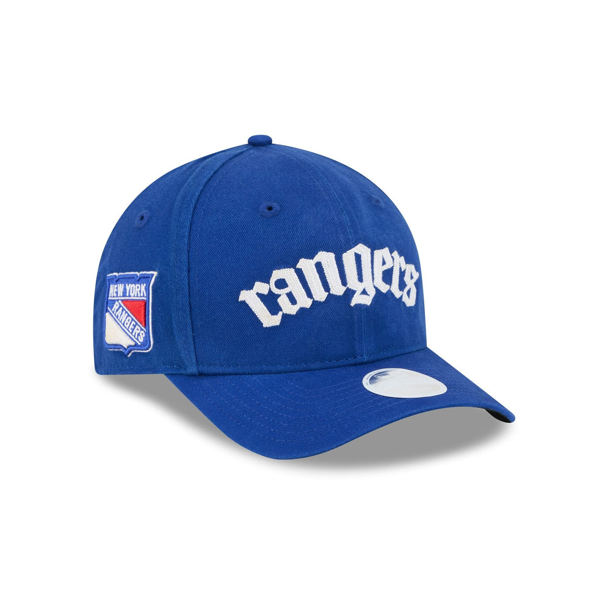 New York Rangers Gothic Font Women's 9FORTY M-Crown Snapback Hat