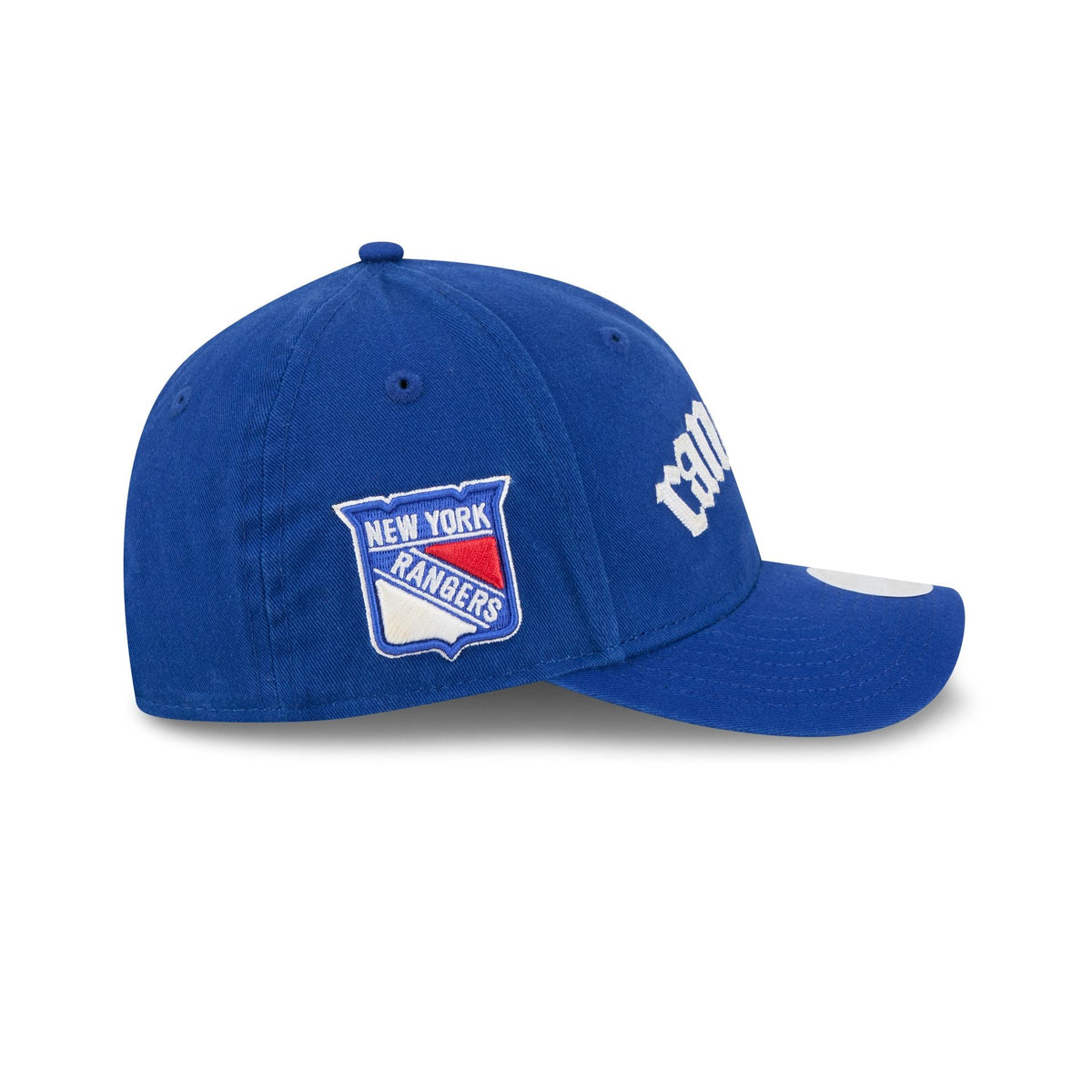 New York Rangers Gothic Font Women's 9FORTY M-Crown Snapback Hat