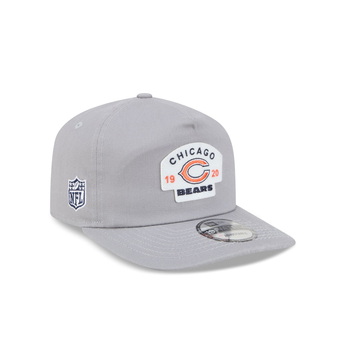 Chicago Bears Felt Patch Gray 19TWENTY Snapback Hat