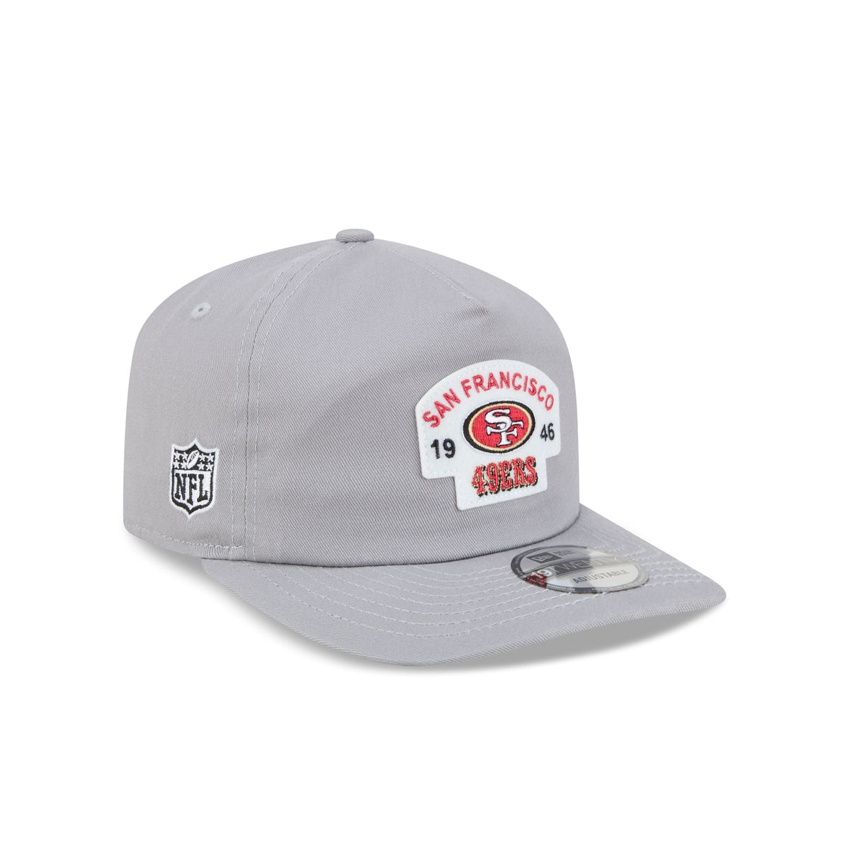 San Francisco 49ers Felt Patch Gray 19TWENTY Snapback Hat