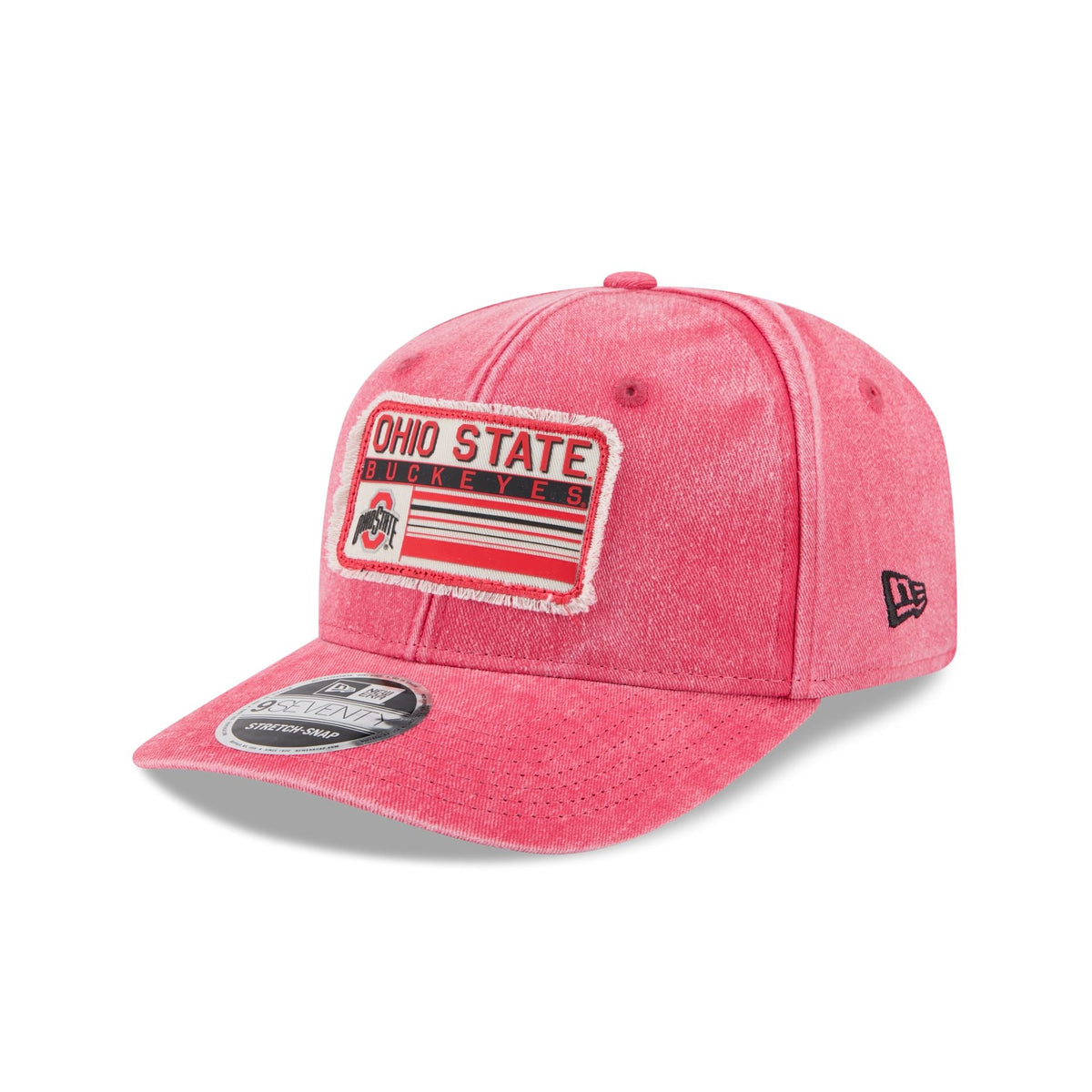 Ohio State Buckeyes Faded Patch 9SEVENTY Stretch-Snap Hat