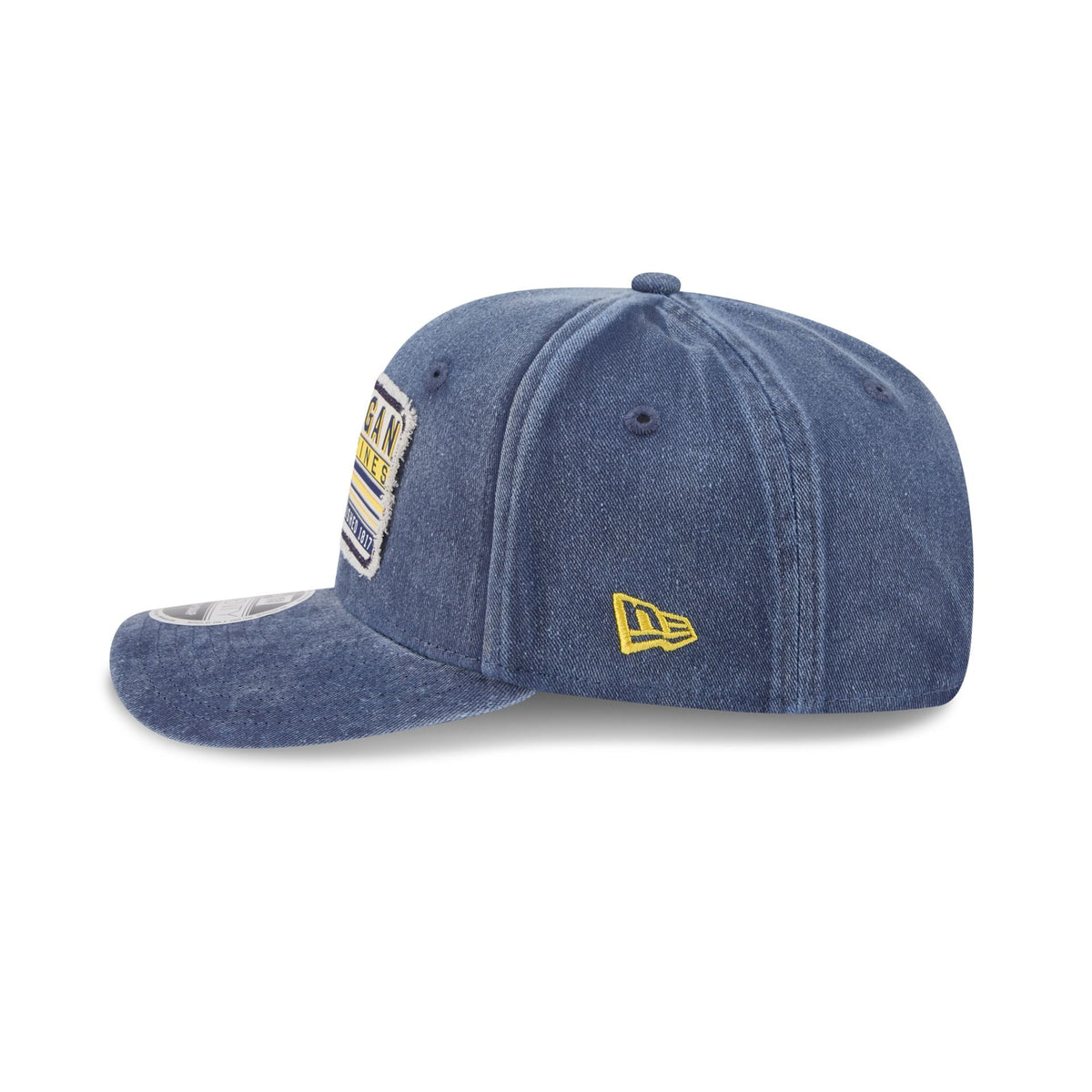 Michigan Wolverines Faded Patch 9SEVENTY Stretch-Snap Hat