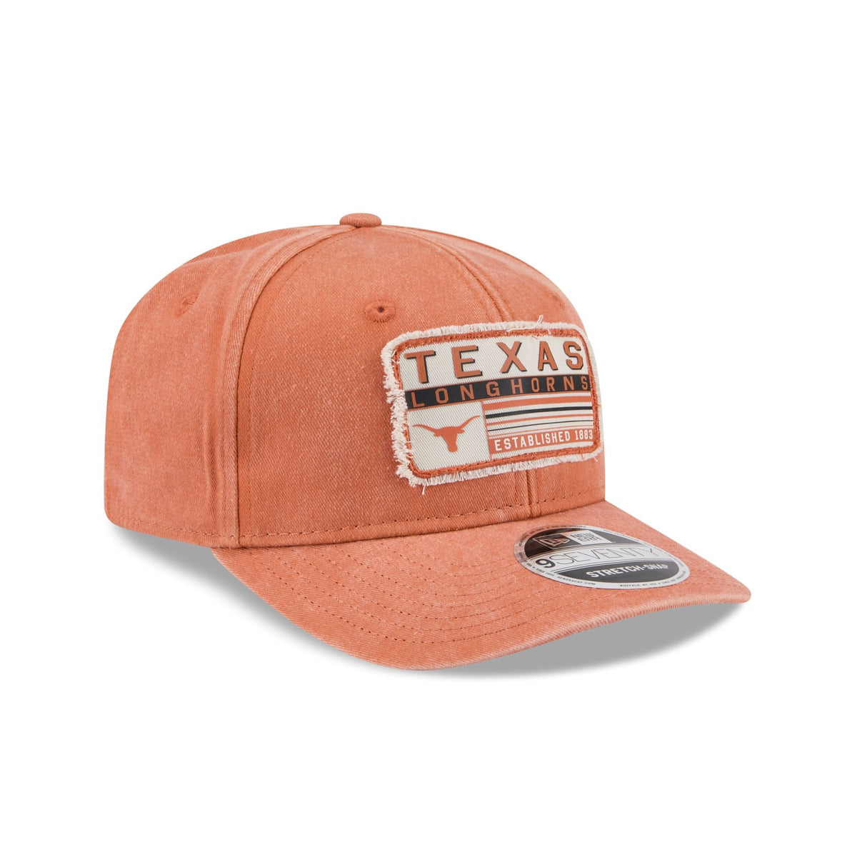Texas Longhorns Faded Patch 9SEVENTY Stretch-Snap Hat