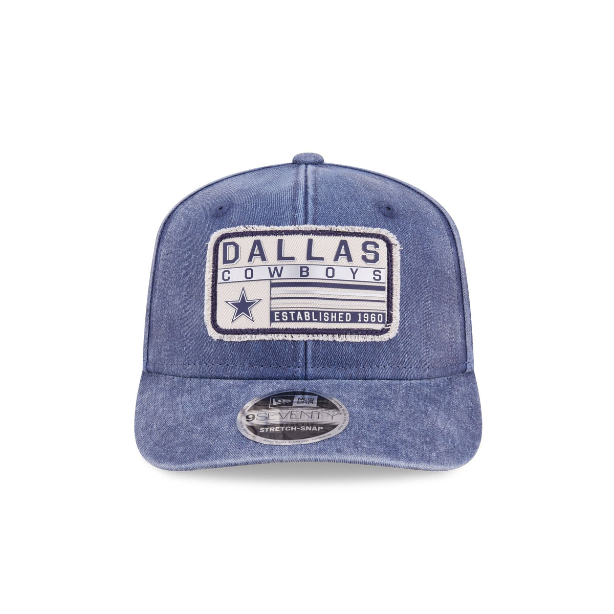 Dallas Cowboys Faded Patch 9SEVENTY Stretch-Snap Hat