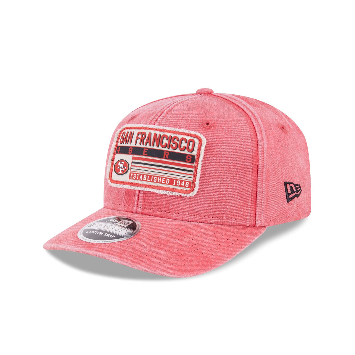 San Francisco 49ers Faded Patch 9SEVENTY Stretch-Snap Hat