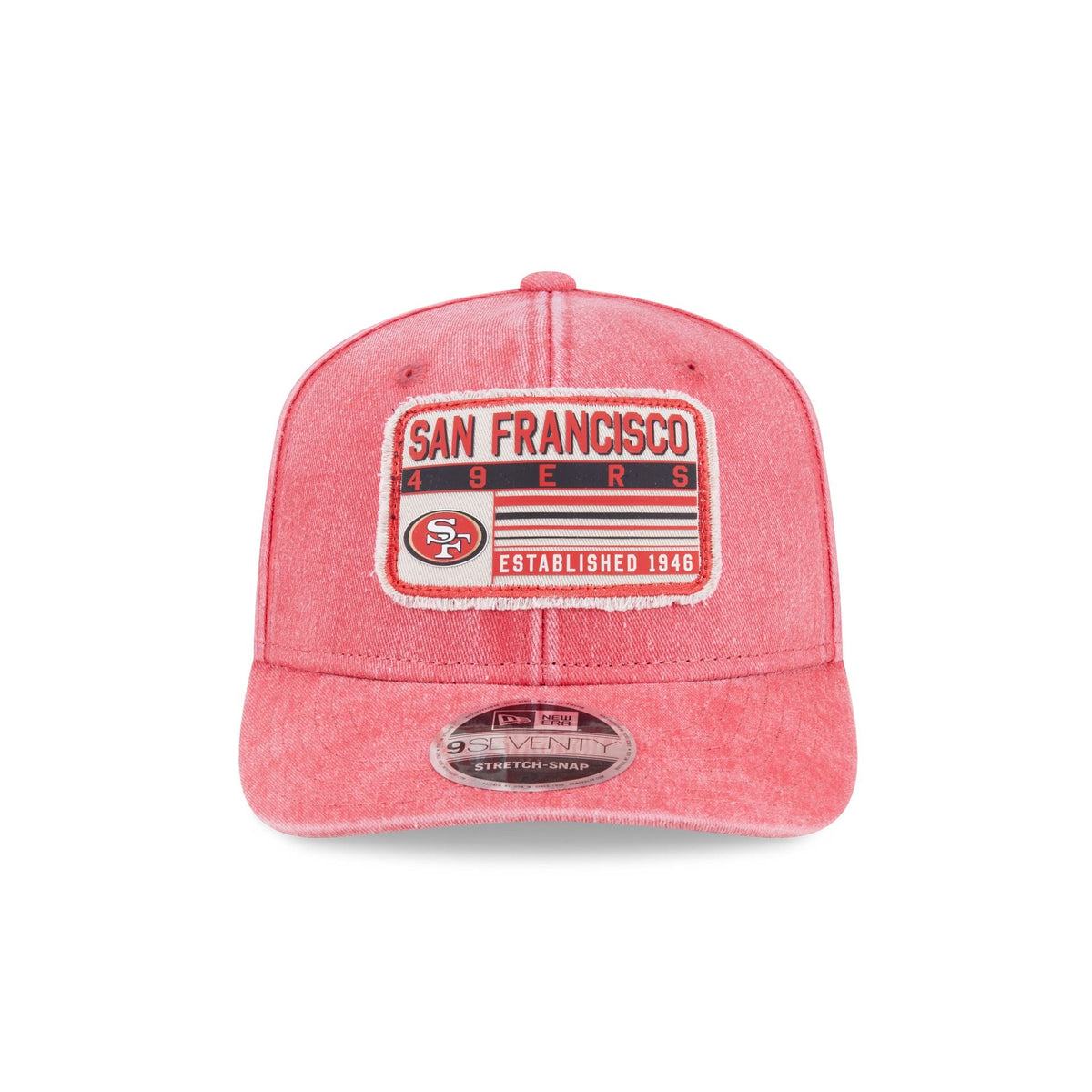 San Francisco 49ers Faded Patch 9SEVENTY Stretch-Snap Hat