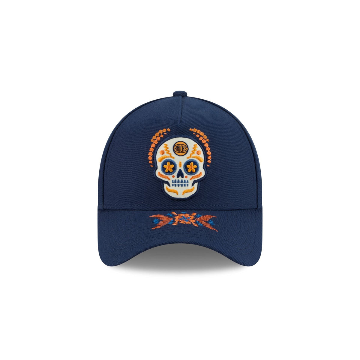 New York Knicks Day of the Dead 9FORTY A-Frame Snapback Hat