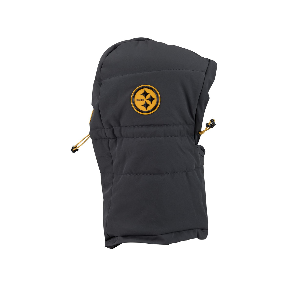 Pittsburgh Steelers 2026 Sideline Cold Weather Puffer Hood Hat