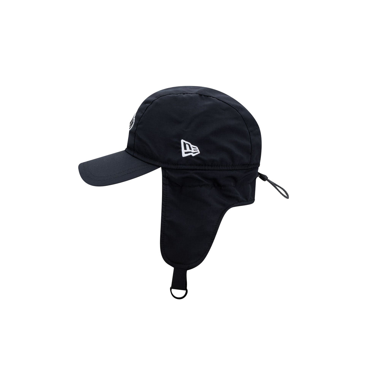 New York Yankees Black Fleece Dog Ear Camper Adjustable Hat