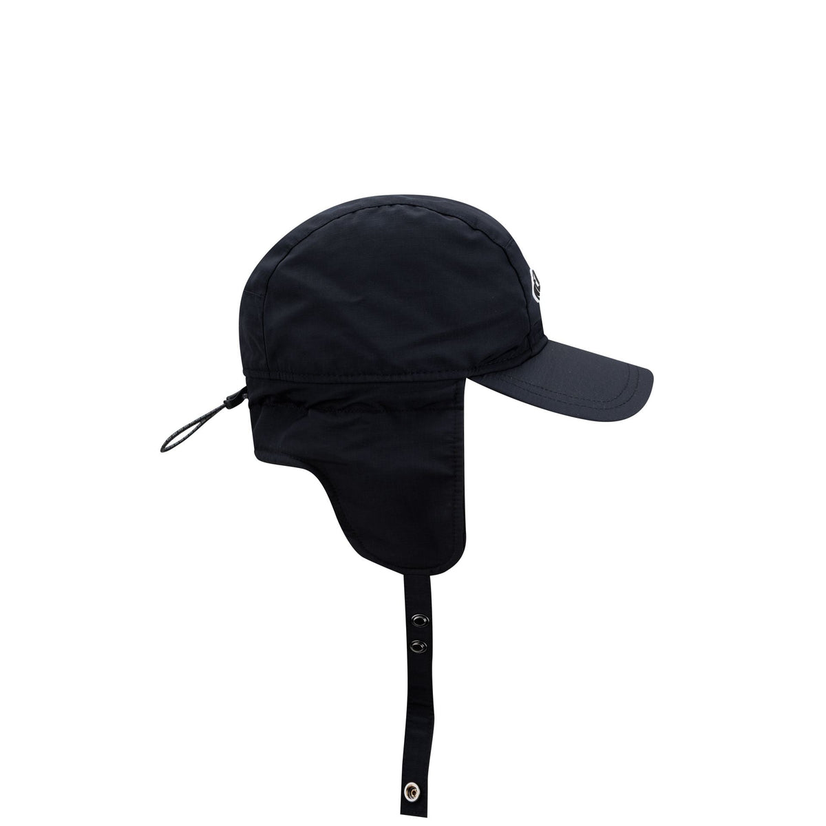 New York Yankees Black Fleece Dog Ear Camper Adjustable Hat