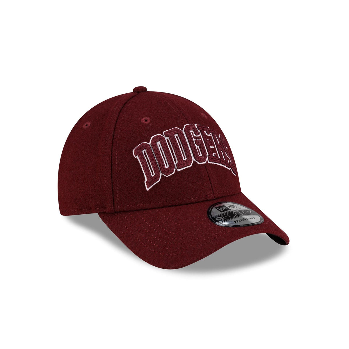Los Angeles Dodgers Maroon Wordmark 9FORTY Adjustable Hat