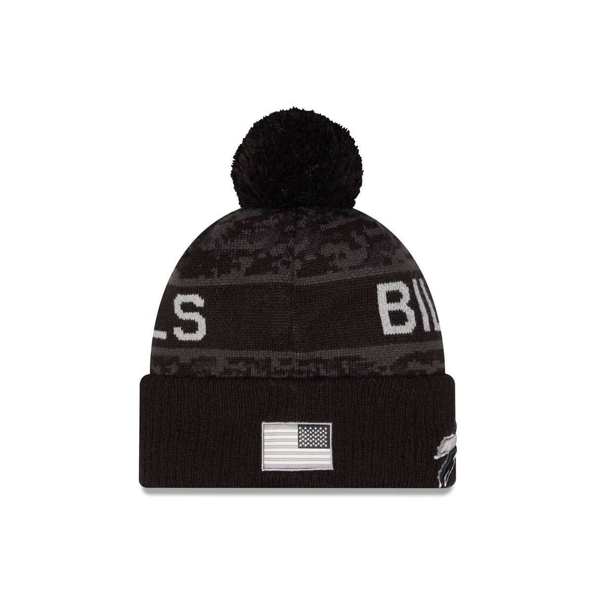 Buffalo Bills 2026 Salute to Service Pom Knit Hat