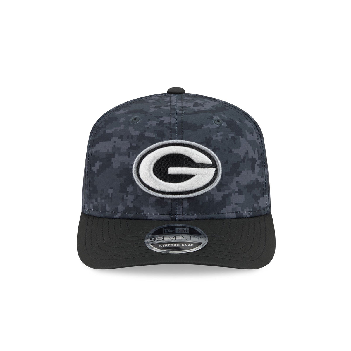 Green Bay Packers 2026 Salute to Service 9SEVENTY Stretch-Snap Hat