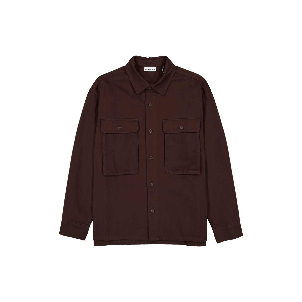 New Era Branded Cap Commuters British Khaki Shacket