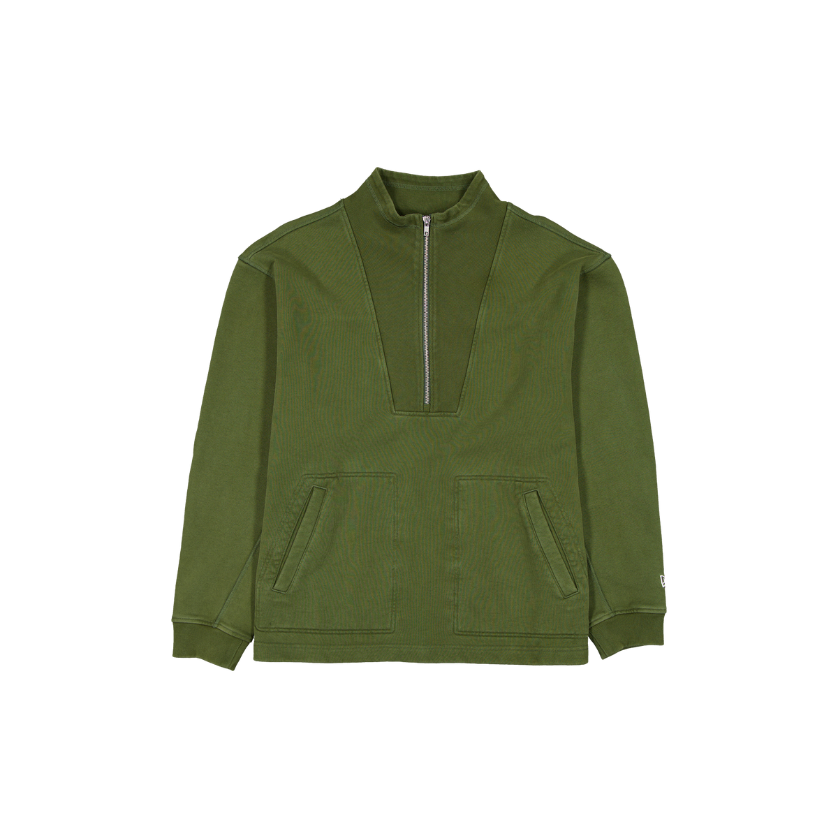 New Era Branded Alden Combat Moss Half-Zip