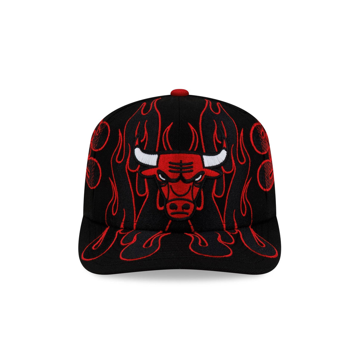 Nice Kicks x Chicago Bulls Y2K Flames 9FIFTY Original Fit Snapback Hat