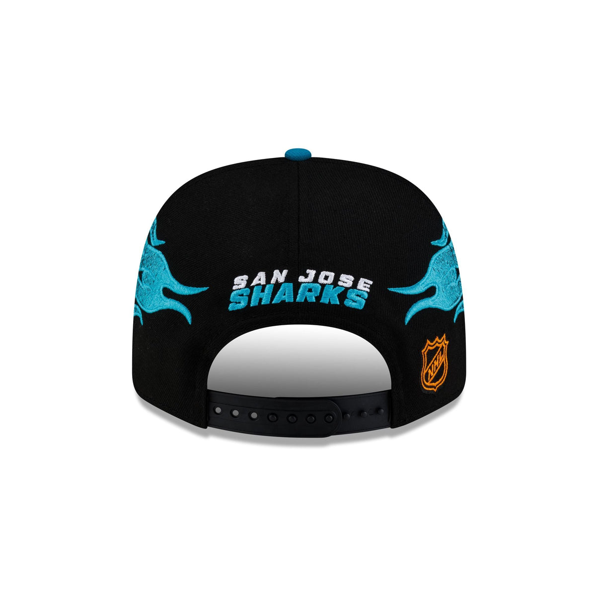 Nice Kicks x San Jose Sharks Y2K Flames 9FIFTY Original Fit Snapback Hat