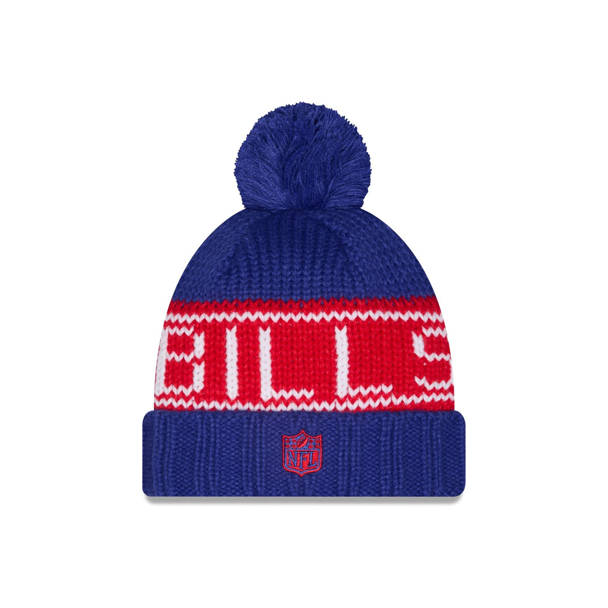Buffalo Bills 2026 Sideline Cold Weather Women's Pom Knit Hat