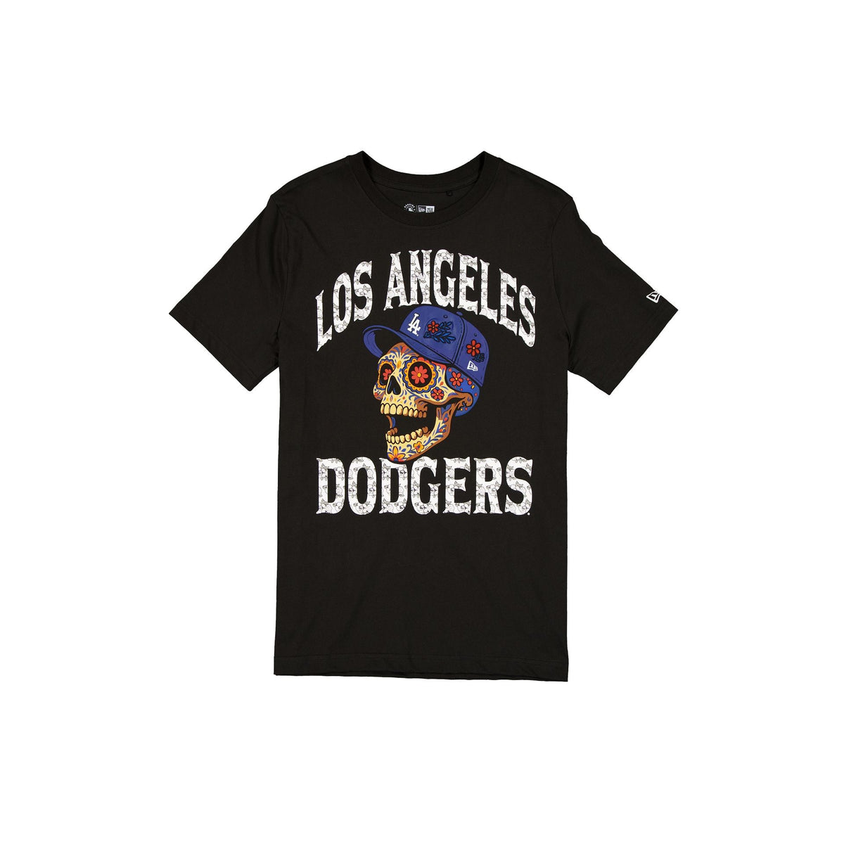 Los Angeles Dodgers Day of the Dead Black T-Shirt