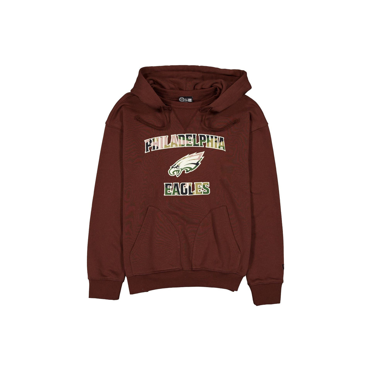 Philadelphia Eagles Camo Logo Brown Hoodie