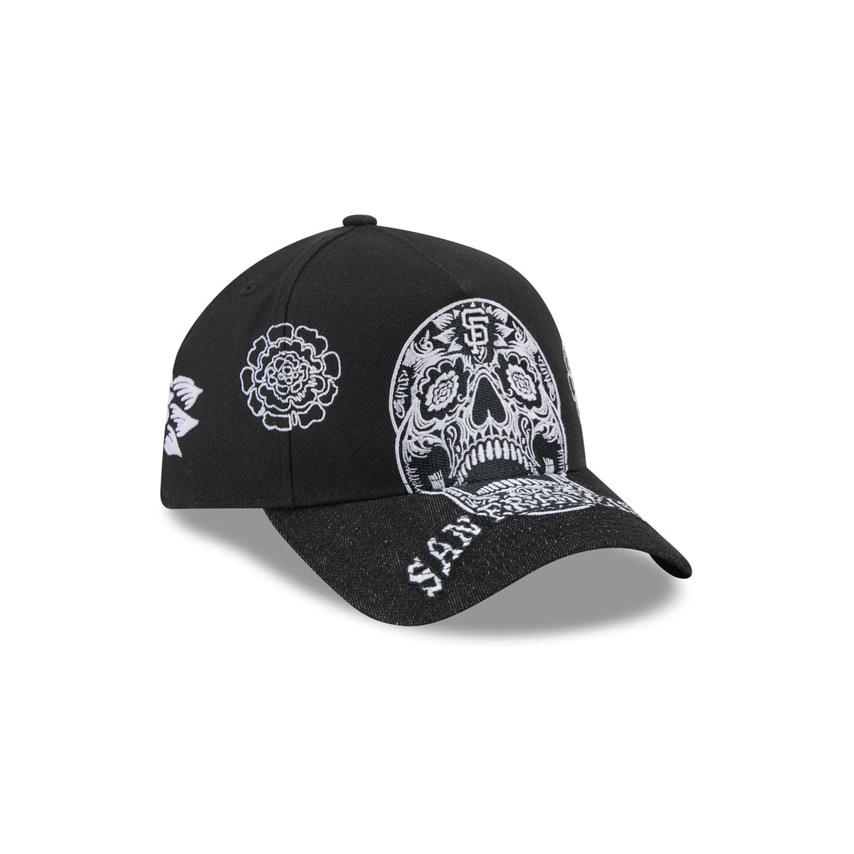 San Francisco Giants Day of the Dead Skull 9FORTY A-Frame Snapback Hat