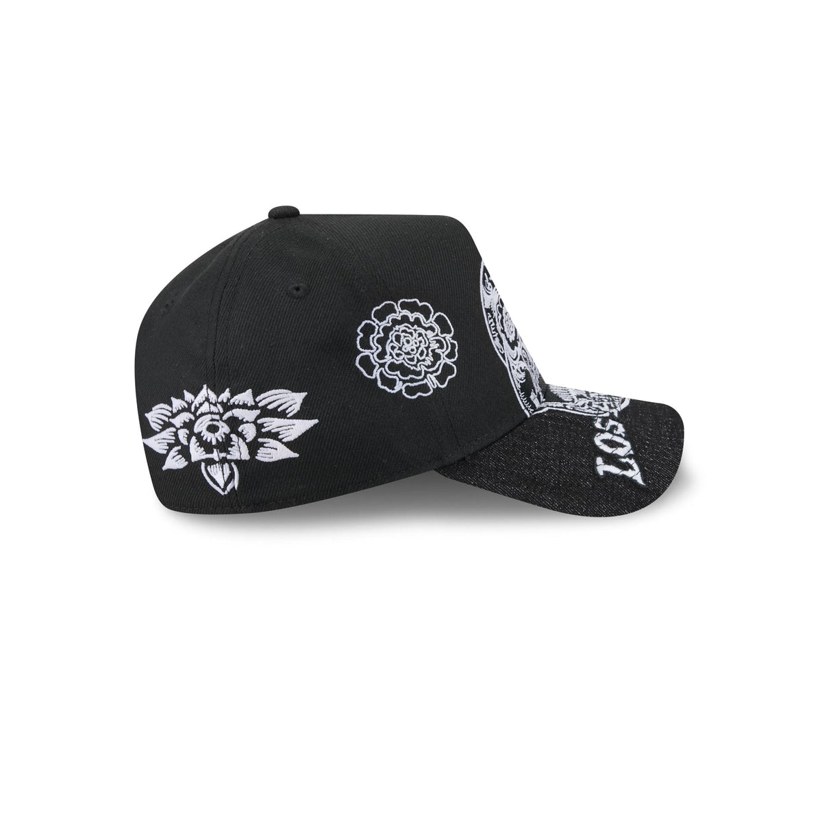 Los Angeles Dodgers Day of the Dead Skull 9FORTY A-Frame Snapback Hat