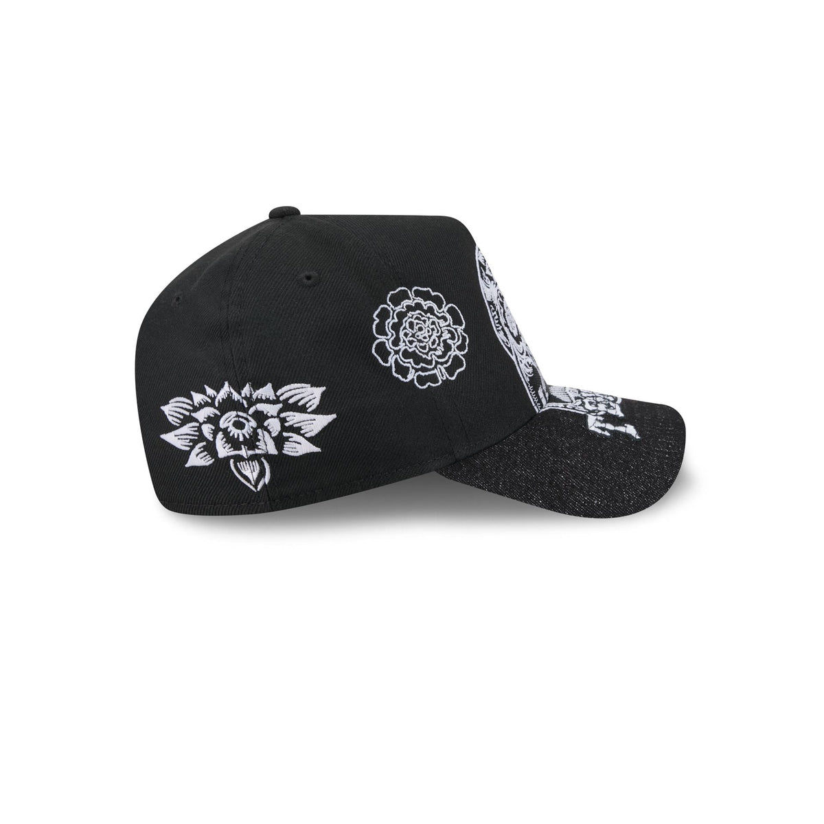 Texas Rangers Day of the Dead Skull 9FORTY A-Frame Snapback Hat