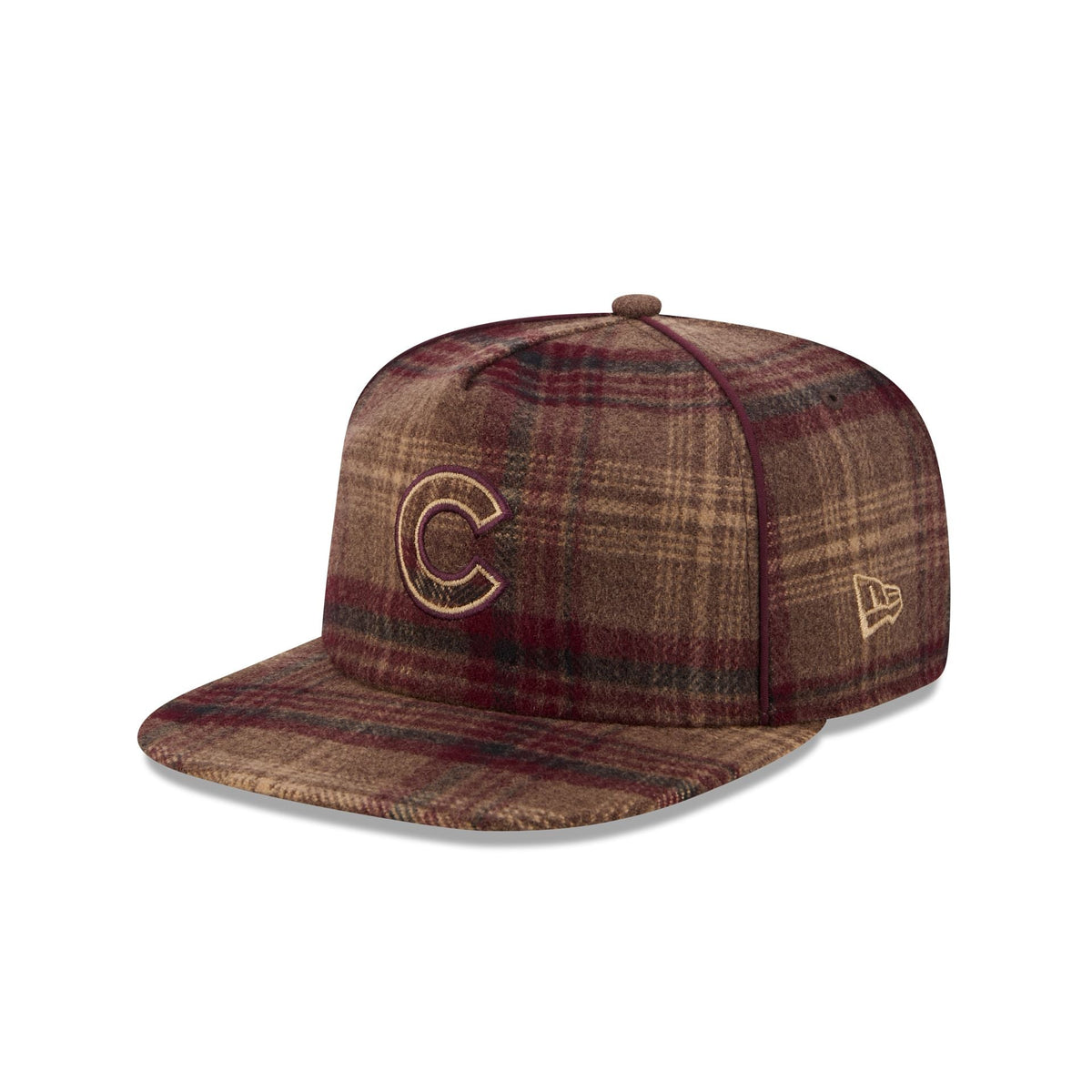 Chicago Cubs Fall Plaid 19TWENTY Snapback Hat