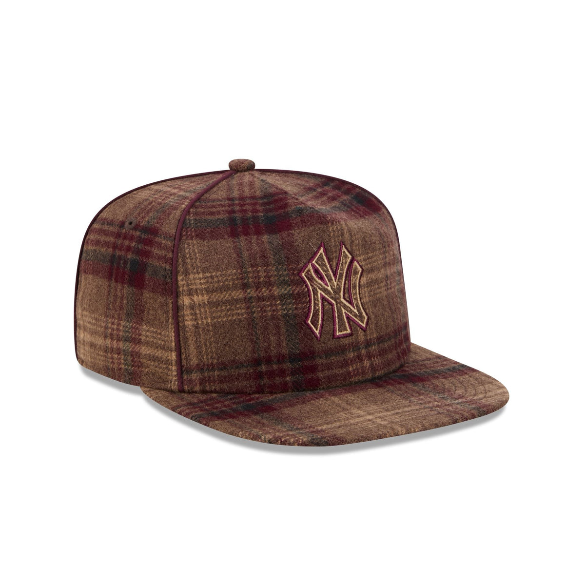 New York Yankees Fall Plaid 19TWENTY Snapback Hat
