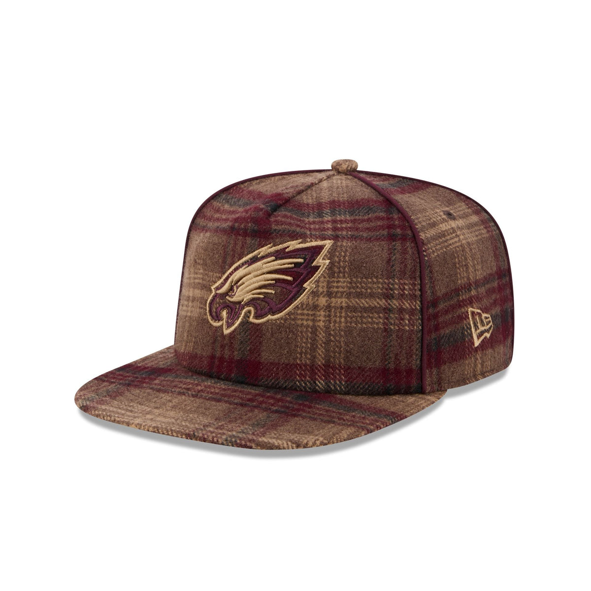 Philadelphia Eagles Fall Plaid 19TWENTY Snapback Hat