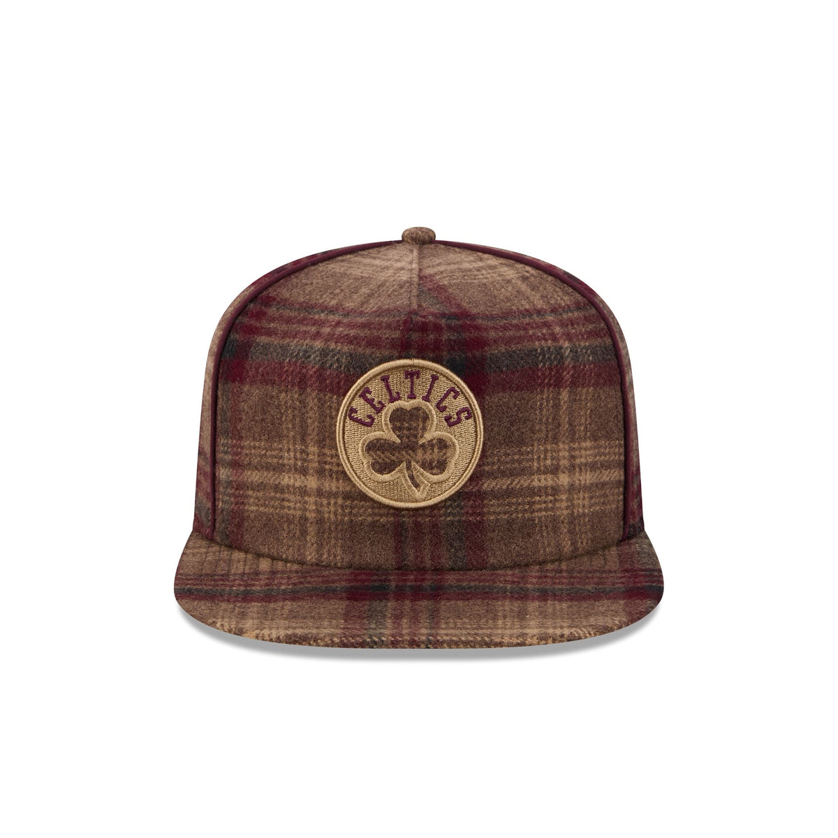 Boston Celtics Fall Plaid 19TWENTY Snapback Hat