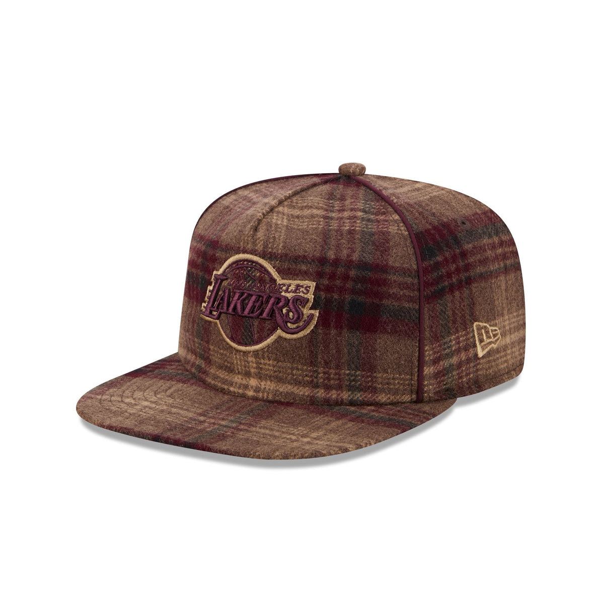 Los Angeles Lakers Fall Plaid 19TWENTY Snapback Hat