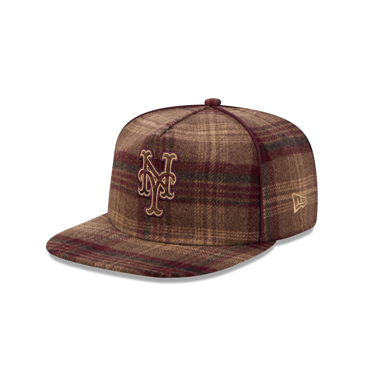New York Mets Fall Plaid 19TWENTY Snapback Hat