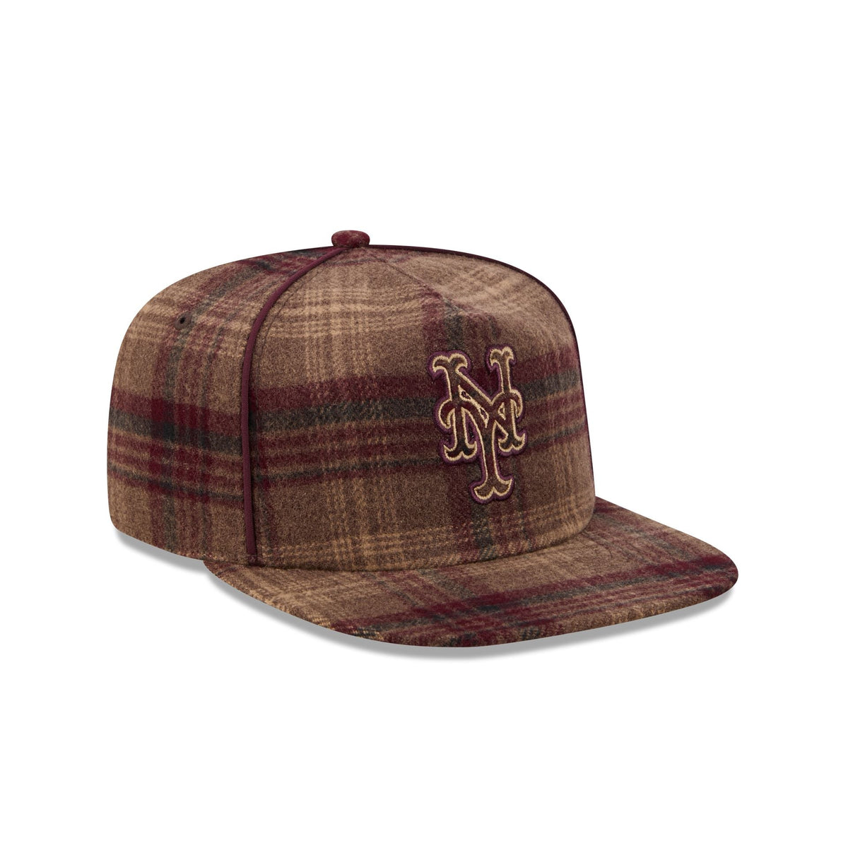 New York Mets Fall Plaid 19TWENTY Snapback Hat