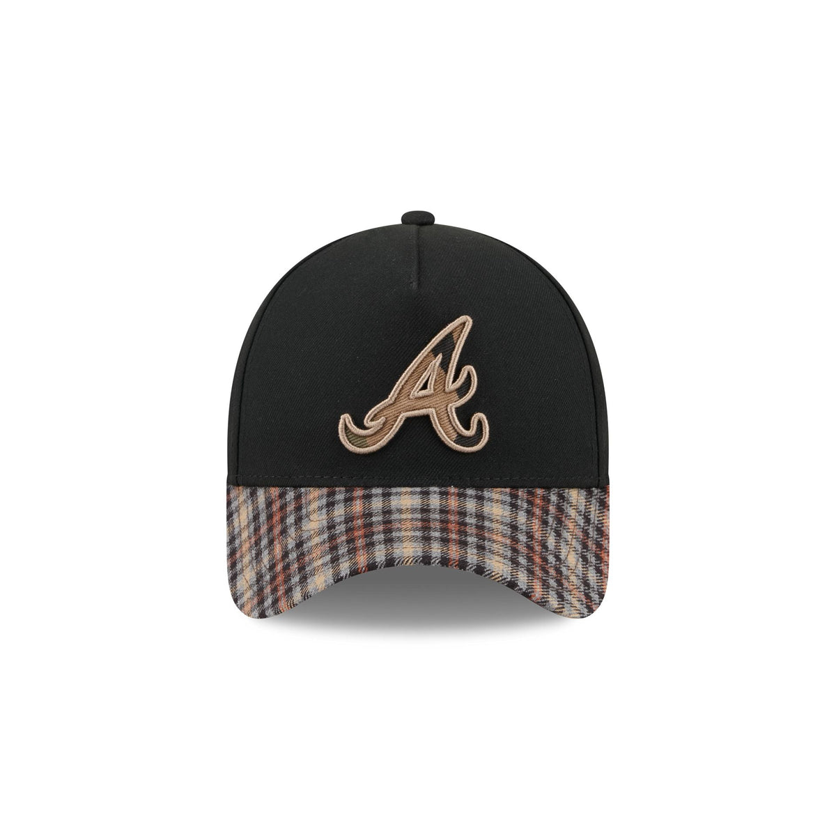Atlanta Braves Fall Plaid Visor 59FORTY A-Frame Fitted Hat
