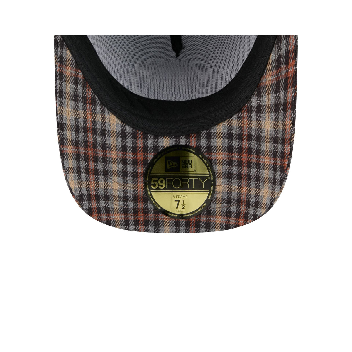 Buffalo Sabres Fall Plaid Visor 59FORTY A-Frame Fitted Hat
