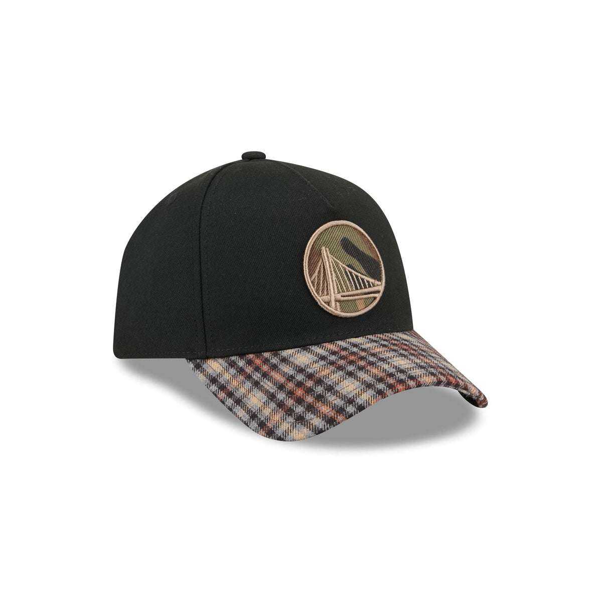 Golden State Warriors Fall Plaid Visor 59FORTY A-Frame Fitted Hat
