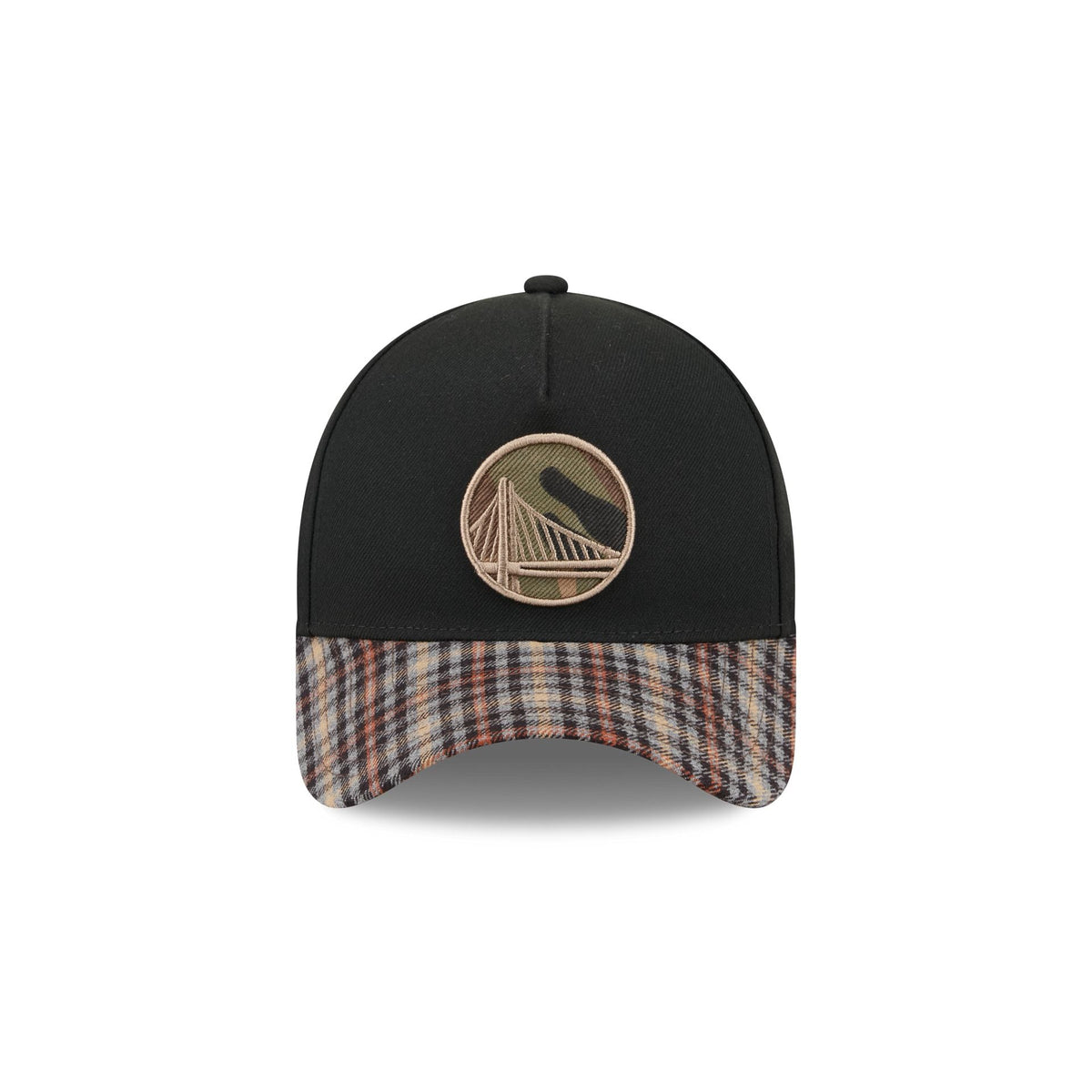 Golden State Warriors Fall Plaid Visor 59FORTY A-Frame Fitted Hat