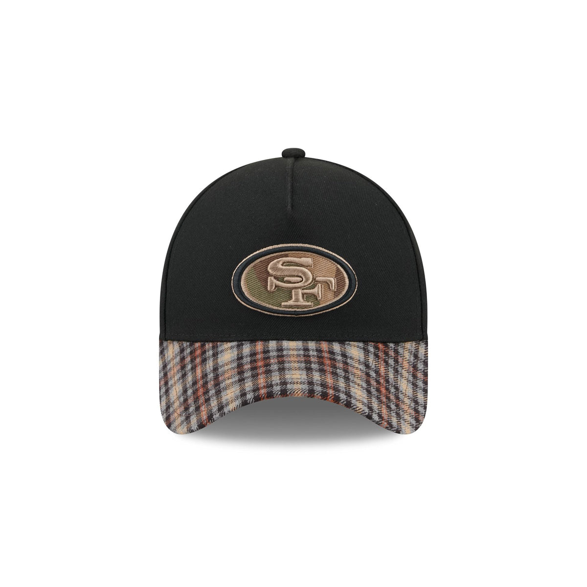 San Francisco 49ers Fall Plaid Visor 59FORTY A-Frame Fitted Hat