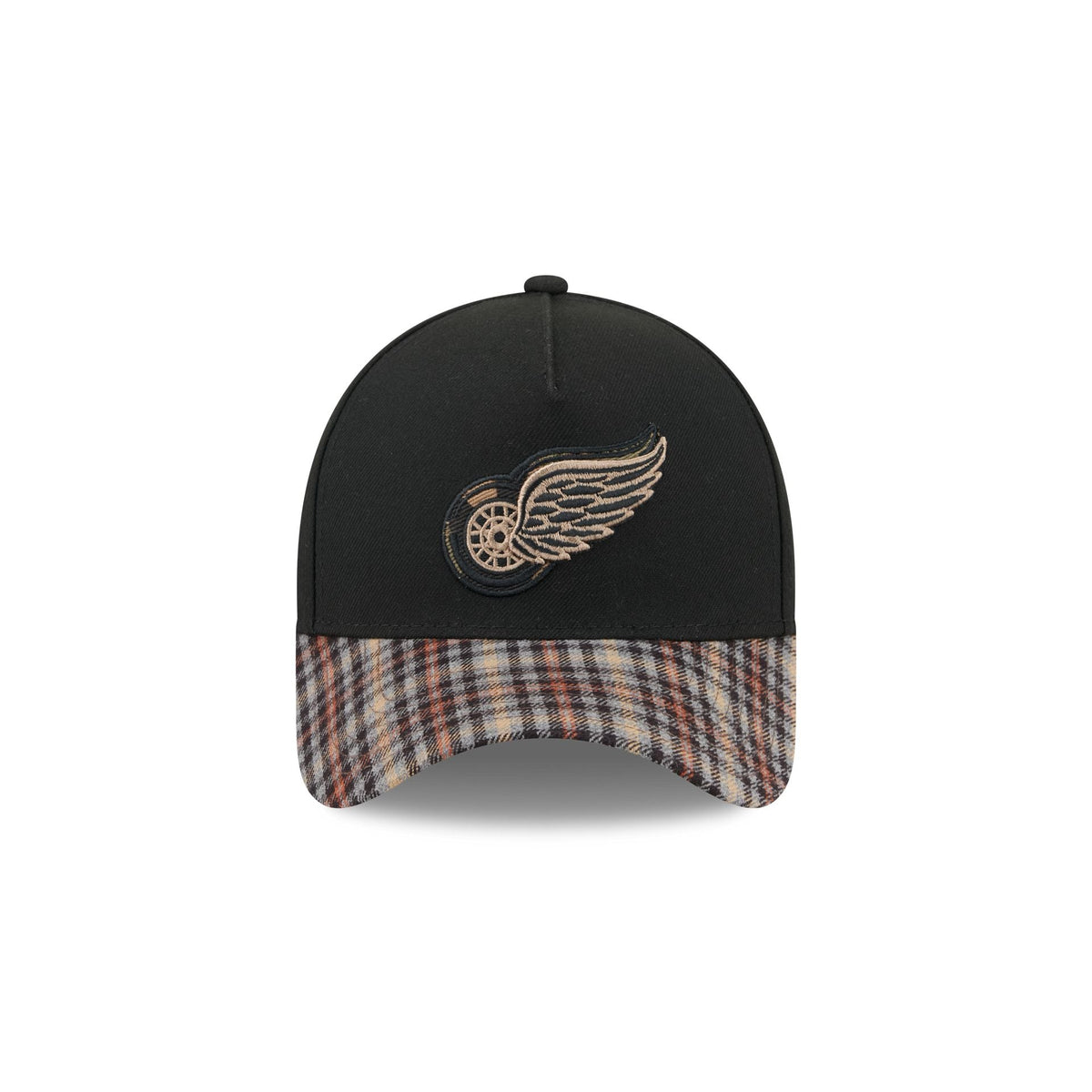 Detroit Red Wings Fall Plaid Visor 59FORTY A-Frame Fitted Hat