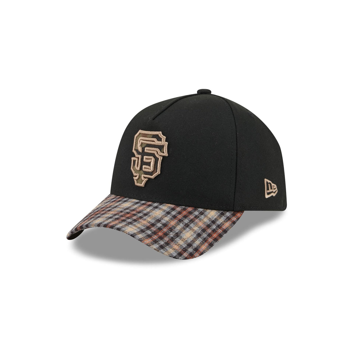 San Francisco Giants Fall Plaid Visor 59FORTY A-Frame Fitted Hat