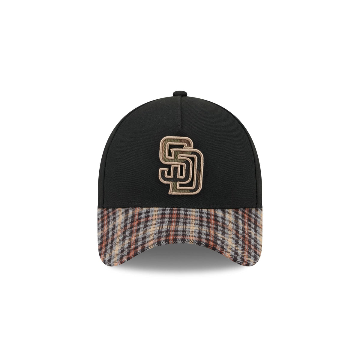San Diego Padres Fall Plaid Visor 59FORTY A-Frame Fitted Hat