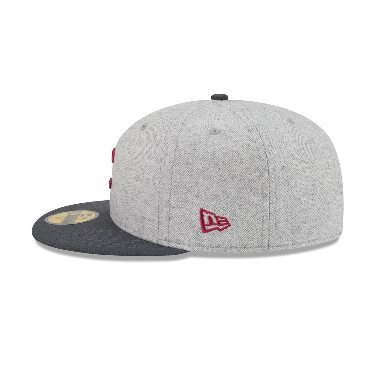 Chicago Cubs Gray Herringbone 59FIFTY Fitted Hat