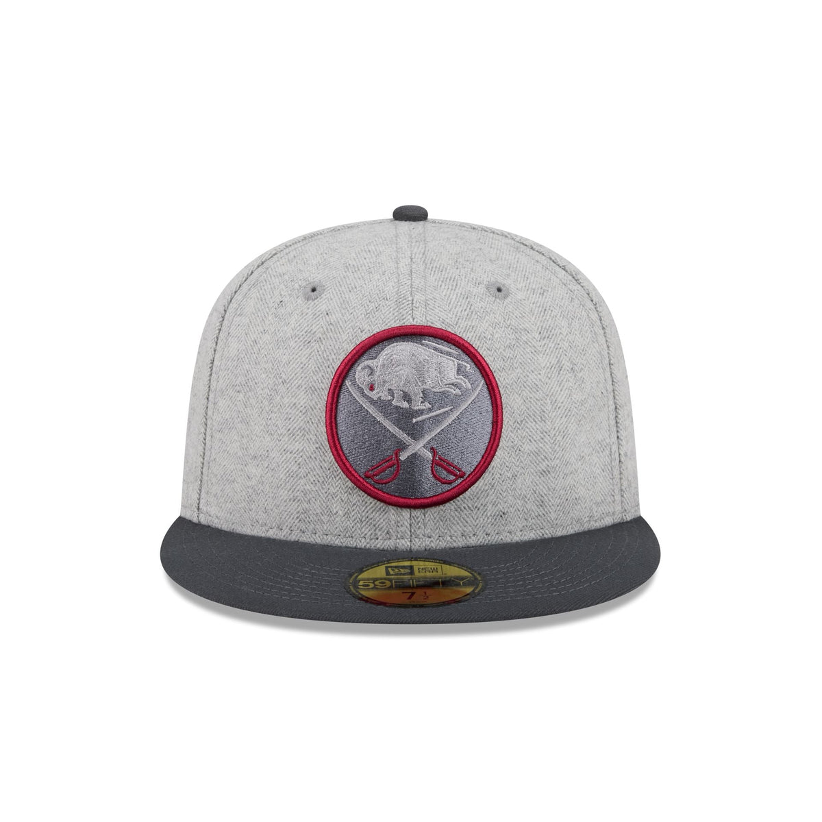 Buffalo Sabres Gray Herringbone 59FIFTY Fitted Hat