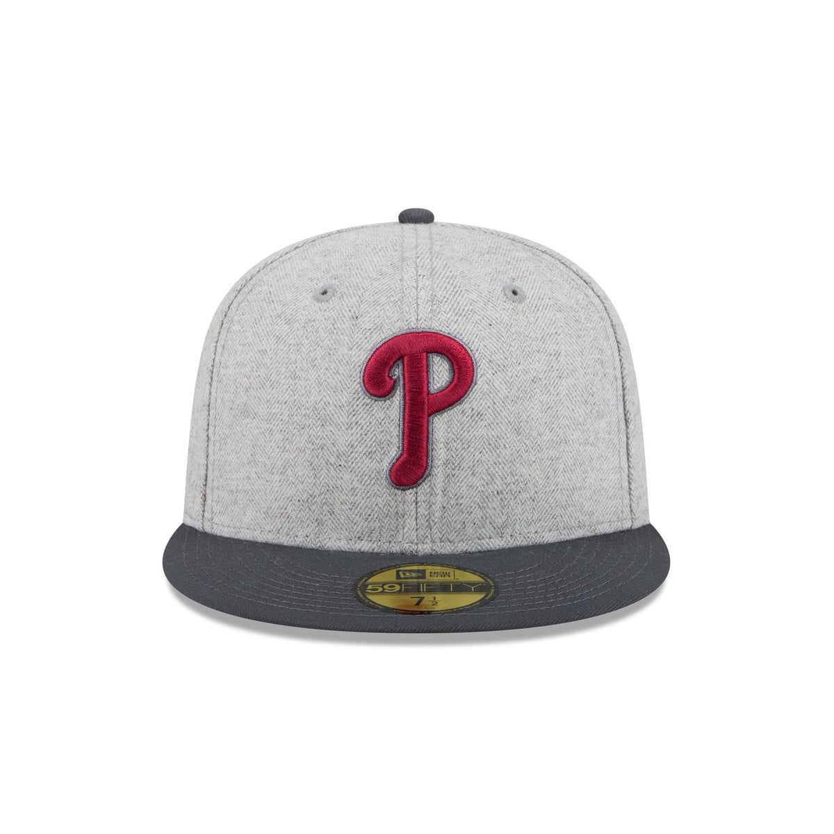Philadelphia Phillies Gray Herringbone 59FIFTY Fitted Hat